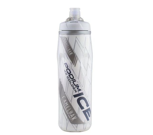 Back by popular demand!...CamelBak releases the Legendary PodiumÂ® Iceâ„¢  Water Bottle, re-engineered with NASA developed AerothermÂ® aerogel insulation and guaranteed to keep watercold four times longer as a regular sport water bottle. Image © CamelBak