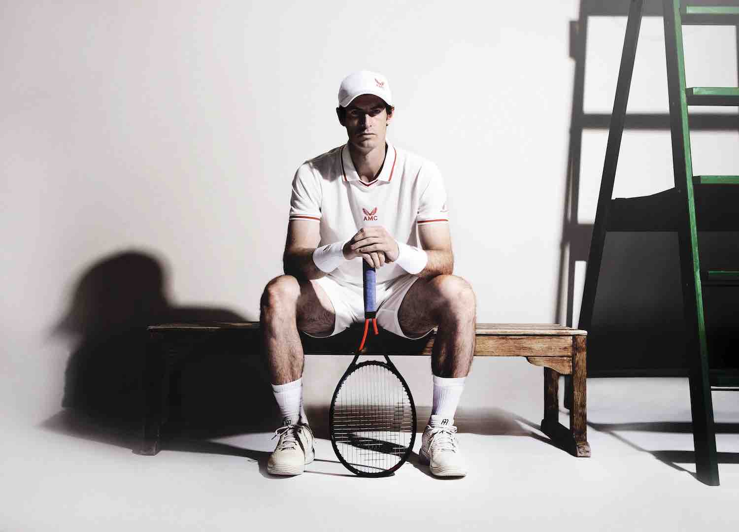 Andy Murray wears wool at Wimbledon