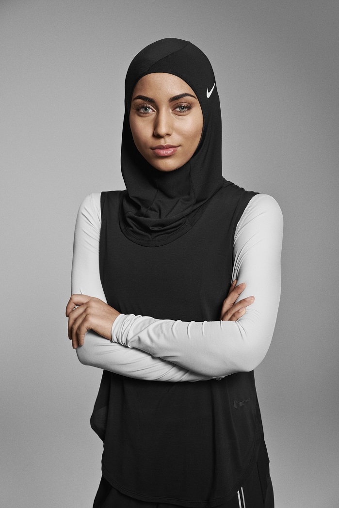 black nike hijab